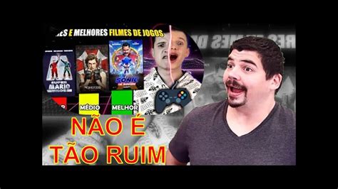 React Piores E Melhores Filmes Baseados Em Jogos De VÍdeo Game Projeto Corneta Melhor Do Mundo