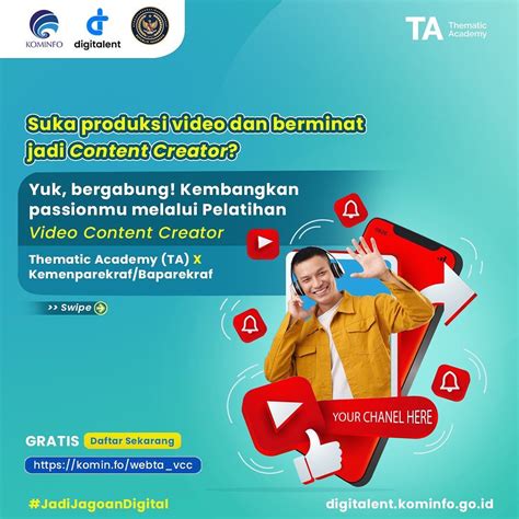 Digital Talent Scholarship On Twitter Yuk Ikuti Pelatihan Video