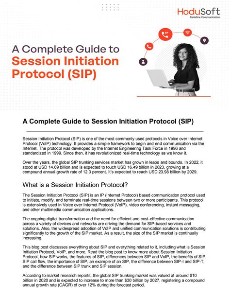 A Complete Guide To Session Initiation Protocol SIP By HoduSoft Pvt