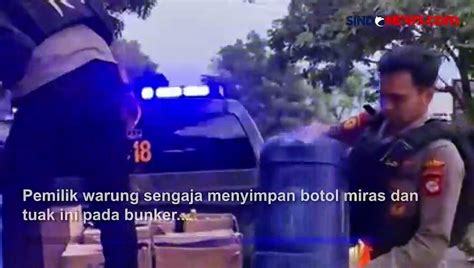 Polisi Temukan Bunker Penyimpanan Miras Di Cimahi Video Dailymotion