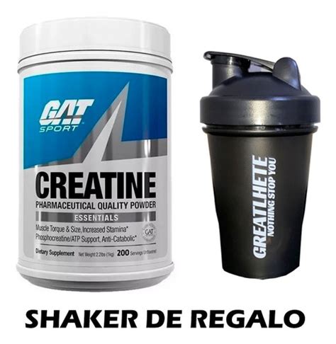 Creatina Monohidratada Gat Kg Shaker Gratis Envio Gratis Cuotas