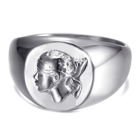 Bague Corse Chevali Re Homme Femme T Te De Maure Acier Inox