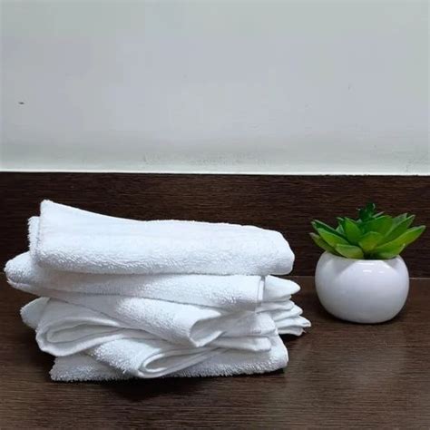 White Cotton Face Towel Pack Of 6 Size 30x30 Cm Lxw At Rs 229