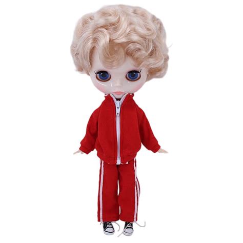 Harry Premium Custom Neo Blythe Boy Doll With Blonde Hair White Skin