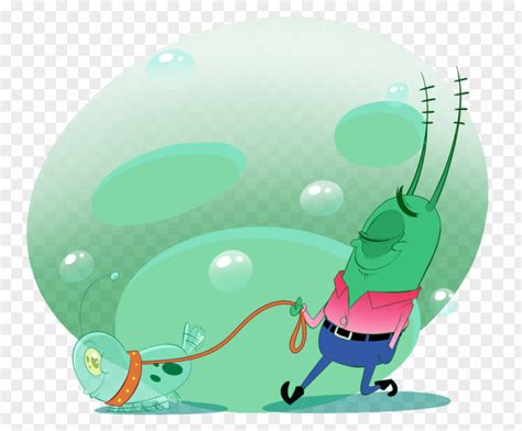 Plankton And Karen Mr Krabs Fan Art Krabby Patty Png Clipart Aqua The