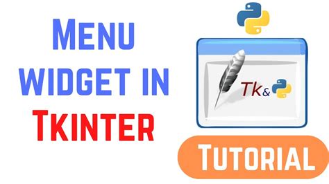 Tkinter Tutorial For Beginners Python Tkinter Menu Widget YouTube