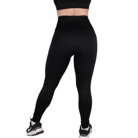 Sportime Calça Legging Selene Fitness Sem Costura Preto