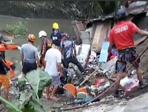 Mag Ina Patay 3 Nakaligtas Matapos Gumuho Ang Bahay Sa Kasagsagan Ng