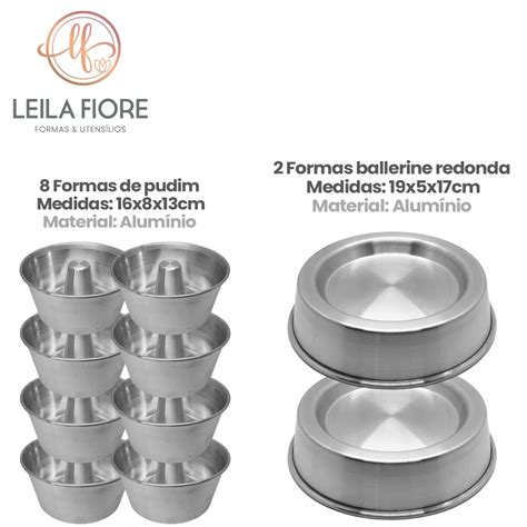 Formas De Bolo E Pudim Formas Ballerine Redonda Shopee Brasil