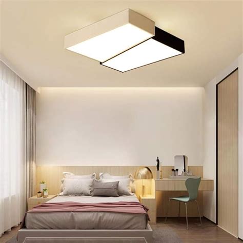 Rectangular LED Lámpara de techo Sencillo Dormitorio luz Sala Lámpara