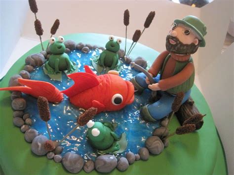 Gallery For Fishing Birthday Cakes For Men Fish Cake Birthday