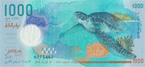 Banknotes Paper Money From Maldives