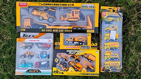 UNBOXING MOBIL KONSTRUKSI Excavator Dump Truck Truk Molen Mobil