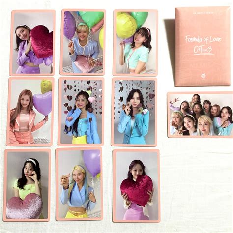 Twice Official Photocard POB Formula Of Love Preorder Etsy Canada