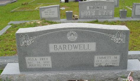 Emmett M Bardwell M Morial Find A Grave