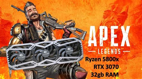 RTX 3070 MLLSE ALIEXPRESS Triple FAN Gameplay Apex Legends YouTube