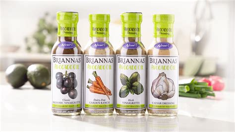 美國 BRIANNAS 酪梨油凱薩沙拉醬 296ml BRIANNAS Avocado Oil Caesar