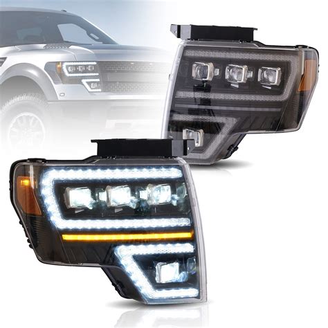 Buy Vland Led Projector Headlights Compatible For 2009 2014 Ford F150