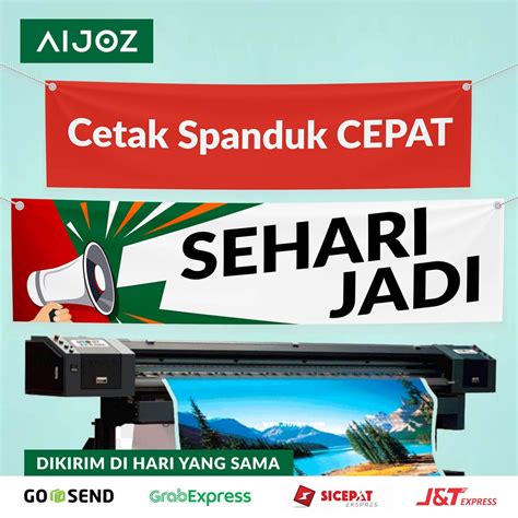 Jual Cetak Spanduk Banner Free Design High Quality Sehari Jadi Shopee