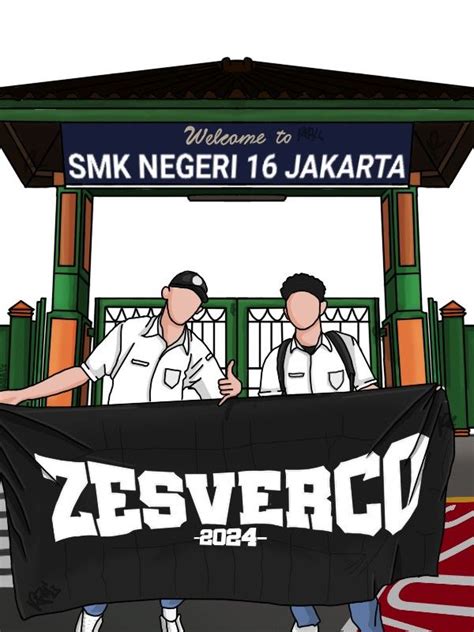 Smk Negeri 16 Jakarta Ilustrasi Sejarah Desain Decal Seni Sepeda