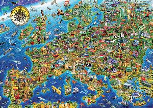 Puzzle Educa Puzzle De Piezas Mapa Europa Ref En