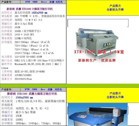 武胶系列大幅面万能平板打印机产品资料word文档在线阅读与下载无忧文档