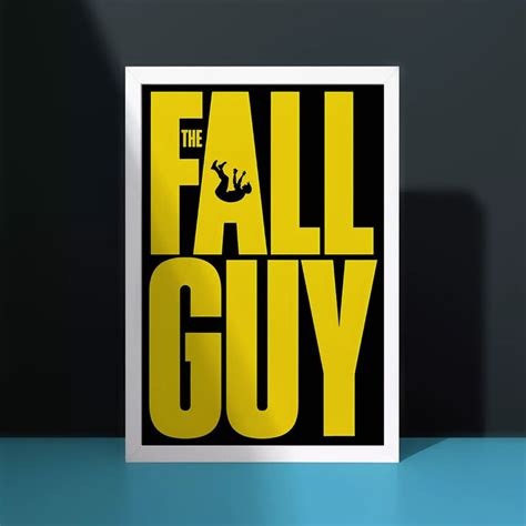 The Fall Guy Movie Poster Film Fan Collectibles Vintage Movie Poster