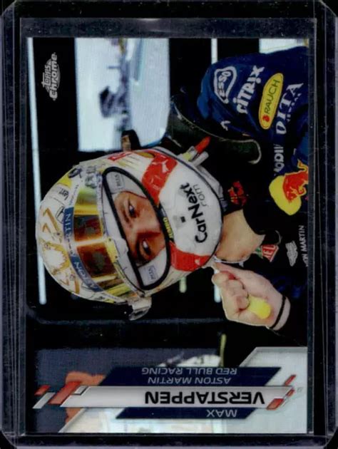 Topps Chrome F Max Verstappen R Fracteur Recrue Rc Red Bull