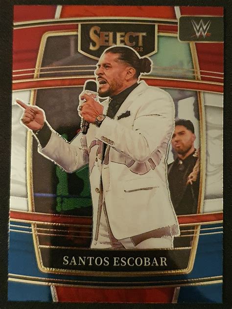 Panini Wwe Select Blaster Base Concourse Red Blue