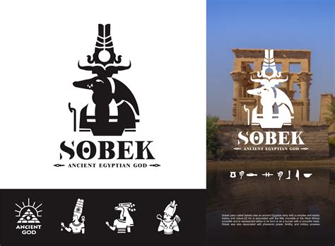 Ancient Egyptian God Sobek Graphic by ARTONIUMW · Creative Fabrica
