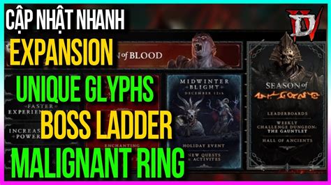 Diablo Season C P Nh T Nhanh Boss Ladder Unique Glyphs