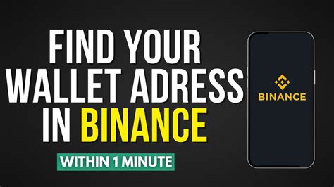 How To Find Wallet Address In Binance Easy Method Youtube