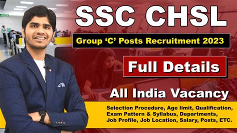 Ssc Chsl Recruitment Ldc Jsa Deo Group C Posts Full Details