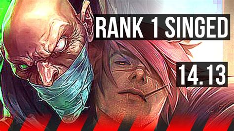 Singed Vs Sett Top Rank Singed Games Dominating