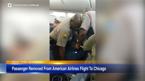 Video Police Use Taser On Passenger Remove Him From American Airlines