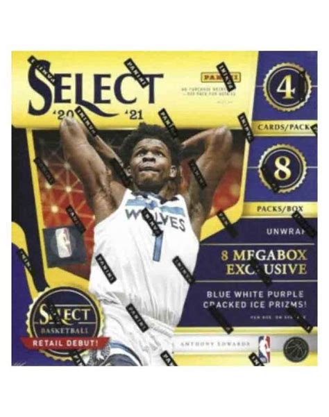 Panini Nba Basketball Select Mega Box Blue White Purple