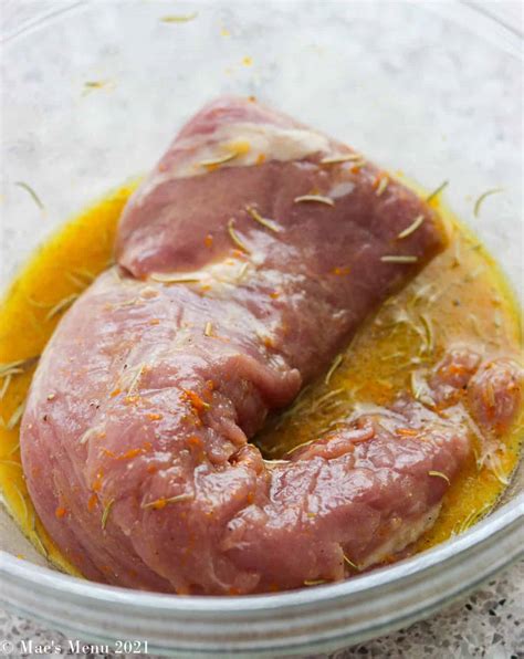 Dijon Pork Tenderloin Marinade Recipe Maes Menu