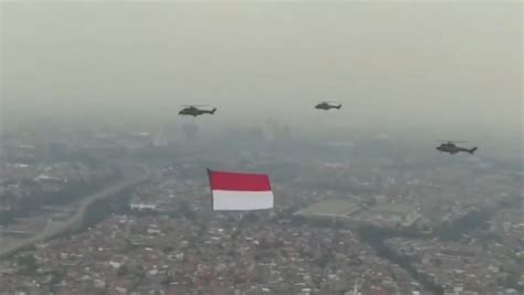 Helikopter Tni Au Siap Kibarkan Merah Putih Saat Hut Ri