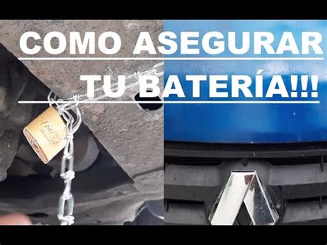 Como proteger el cofre de mi auto y evitar que se roben la batería