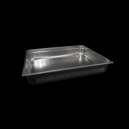 Perforated Stainless Steel Gastronorm Tray GN 2 1 H 100 Mm GASTROLAND