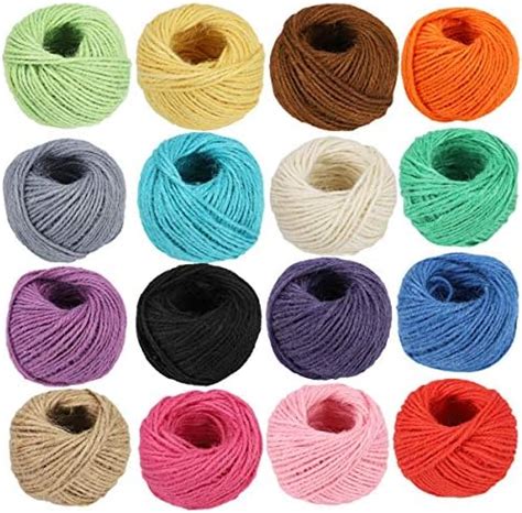 1312 Feet Jute Twine Natural Jute Rope Hemp Strong Cord Thick String