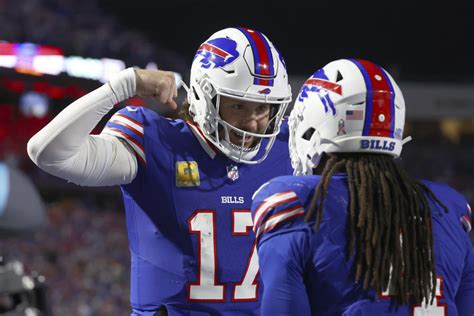 Josh Allens Big Td Run Lifts The Bills Hands Chiefs Their 1st Loss Of