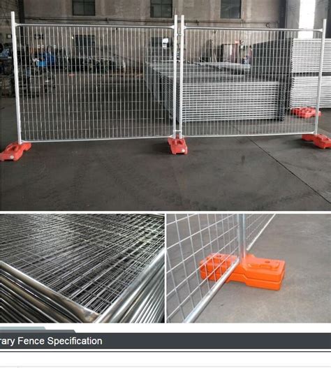 Hot Dipped Galvanized Australia Temporary Fence Easy Insstall Welded