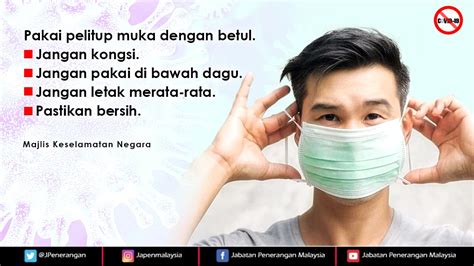 PAKAI PELITUP MUKA DENGAN BETUL Portal Rasmi Jabatan Penerangan Malaysia