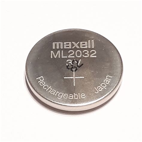 Maxell Lithium ML2032 Knopfzelle 3V Akku Wiederaufladbar