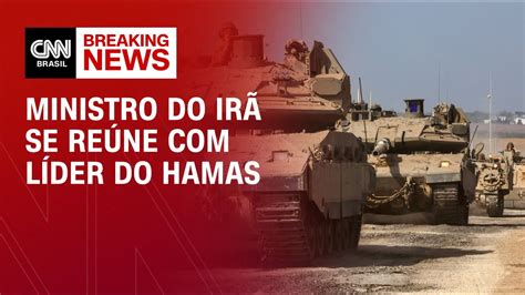 Ministro Do Ir Se Re Ne L Der Do Hamas Agora Cnn Youtube