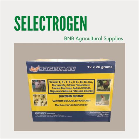 Sagupaan Selectrogen Plus 20g Water Soluble Powder Performance Enhancer