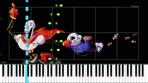 Undertale Nyeh Heh Heh And Bonetrousle Duet Lyricwulf Piano Tutorial On Synthesia Ost 16