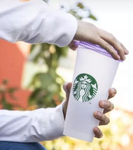 Vaso Starbucks Morado Reusable Cambia De Color Cold Stanle Meses Sin