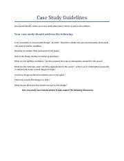 Case Study Guidelines 1 1 Docx Case Study Guidelines You Should